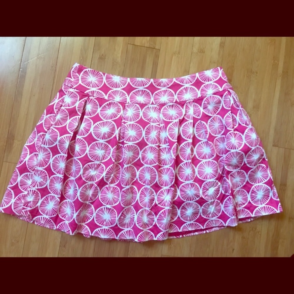 Pink Tartan Canada Circle Citrus Skirt